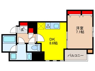 カーサレシュールの物件間取画像